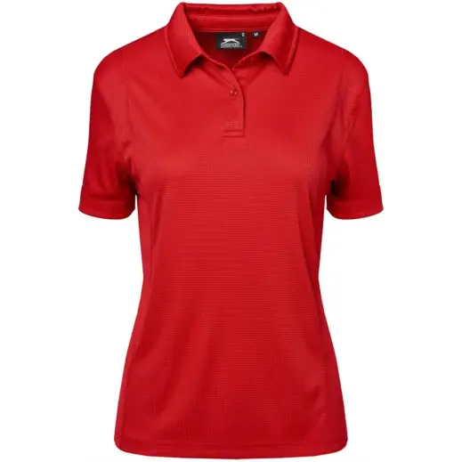 Ladies Hydro Golf Shirt Red